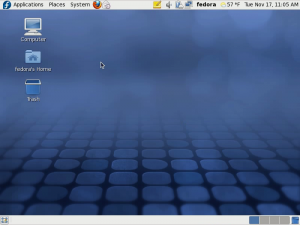 Fedora 12 Gnome desktop